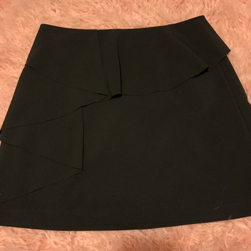 Saks Fifth Avenue Asymmetrical Peplum Skirt